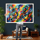 Geometric Abstract Wall Art Canvas Print, Bold Color by MyGreatCanvas | Canvas Wall Art Prints | Photo Prints & Wall Decor
