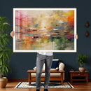 Colorful Abstract Canvas Wall Art — Large Textured Oil by MyGreatCanvas | Canvas Wall Art Prints | Photo Prints & Wall Decor