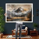 Mountain Lake Canvas Wall Art — Rustic Forest Landscape by MyGreatCanvas | Canvas Wall Art Prints | Photo Prints & Wall Decor