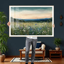Wildflower Meadow Oil Painting Canvas — Daisy Lavender by MyGreatCanvas | Canvas Wall Art Prints | Photo Prints & Wall Decor