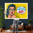 Pop Art Print Bathroom Sign Wall Art Canvas Print — Funny by MyGreatCanvas | Canvas Wall Art Prints | Photo Prints & Wall Decor