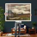Gustav Macoun Heathland Canvas Print, Czech Landscape Oil by MyGreatCanvas | Canvas Wall Art Prints | Photo Prints & Wall Decor