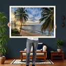 Puerto Rico Beach Paradise Wall Art – Tropical Coastal Print by MyGreatCanvas | Canvas Wall Art Prints | Photo Prints & Wall Decor