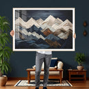 Wood Mountain Wall Art | Mountain Canvas Print Wood Decor | by MyGreatCanvas | Canvas Wall Art Prints | Photo Prints & Wall Decor