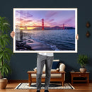 Golden Gate Bridge Wall Art Canvas Print – Framed San by MyGreatCanvas | Canvas Wall Art Prints | Photo Prints & Wall Decor