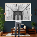 Large Brooklyn Bridge Wall Art Canvas Print