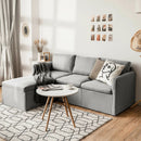 Convertible L-Shaped Sectional Sofa Couch with Reversible Chaise by LJGDeals