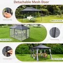 10 Feet x 13 Feet Tent Canopy Shelter with Removable Netting Sidewall by LJGDeals