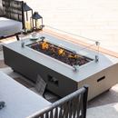 Propane Fire Pit Table Outdoor 50,000 BTU Firepits for Outside CSA Certified