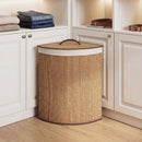 15 Gallon Bamboo Laundry Hamper with Removable Liner by DirectDeals