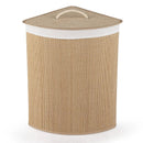 15 Gallon Bamboo Laundry Hamper with Removable Liner by LJGDeals