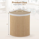 15 Gallon Bamboo Laundry Hamper with Removable Liner by LJGDeals