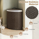15 Gallon Bamboo Laundry Hamper with Removable Liner by LJGDeals
