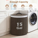 15 Gallon Bamboo Laundry Hamper with Removable Liner by LJGDeals