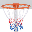 15 Inch Basketball Rim Goal Replacement with All Weather Net and Mounting Hardware