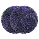 15 Inch Round Artificial Plant Boxwood Topiary Balls Set of 2 for Indoor Outdoor-Purple by LJGDeals