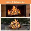 15 Pieces Ceramic Fiber Fire Balls for Outdoor Use-Gray by LJGDeals
