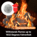 15 Pieces Ceramic Fiber Fire Balls for Outdoor Use-Gray by LJGDeals