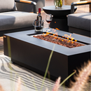 Propane Fire Pit Table Outdoor 50,000 BTU Firepits for Outside CSA Certified