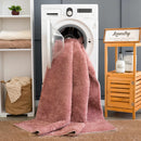 Judy Pink  Plush Washable Area Rug - Clearance