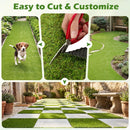 Artificial Turf Rug 15 x 7 Feet with 0.75 Inch Pile Height by LJGDeals