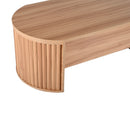 Lift Top Coffee Table With Hidden Compartment, Modern Oval Lift Tabletop For Home Living Room by HouseOfZazla