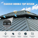 12' x 14' Hardtop Aluminum Outdoor Gazebo by HouseOfZazla