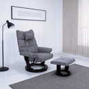8-Point Massage Recliner with Ottoman