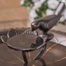 Outdoor Aluminum and Iron Bird Bath by HouseOfZazla