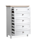 Windmill Harbour - Drawer Chest - White Whisp And Sand by Unique Piece Furniture