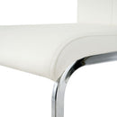 Modern Dining Chairs With Padded Seat And Metal Legs by HouseOfZazla