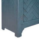 40" Modern Cabinets with Unique Design Doors with 1 Adjustable Shelves,Suitable for Multiple Rooms Such as Living Room and Study Room