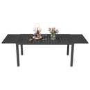 97.2"L Extendable Aluminum Outdoor Dining Table by HouseOfZazla