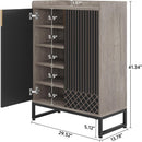 5 Tiers Shoe Storage Organizer With Doors by HouseOfZazla