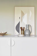 Semi-Circle "Horizon" White Drawer Pulls