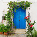 Metal Garden Arch Garden Arbor Trellis Climbing Plants Support Rose Arch Outdoor Arch by Unique Piece Furniture