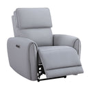 Jeromie - Power Motion Recliner With USB Port - Gray by HouseOfZazla
