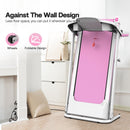 Foldable Treadmill 2.5Hp Electric Folding Treadmill Running Walking Machine For Home Gym, Max 265 Lbs Weight Capacity - Pink / White