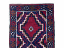 3 X 5 Vintage Handmade Tribal Wool Rug Balouchi Rug Afghan Rug Red Beige Nice