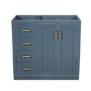 Retro Style Bathroom Vanity, 3 Drawers & Soft Closing Doors by HouseOfZazla