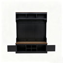 Vibe Haus 71''H Farmhouse Hall Tree with Bench and Shoe Storage