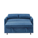Pull Out Sleep Sofa Bed Loveseats Sofa Couch With Adjsutable Backrest, Storage Pockets, 2 Soft Pillows, USB Ports For Living Room, Bedroom, Apartment, Office by HouseOfZazla