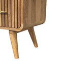 T Bar Ridged Chest - Brown by Unique Piece Furniture