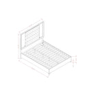 Star - 5 Pieces Bedroom Set Modern Design With LED by Unique Piece Furniture
