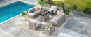 K&K Patio 8-Piece Patio Furniture Set with 43" Fire Pit Table by HouseOfZazla