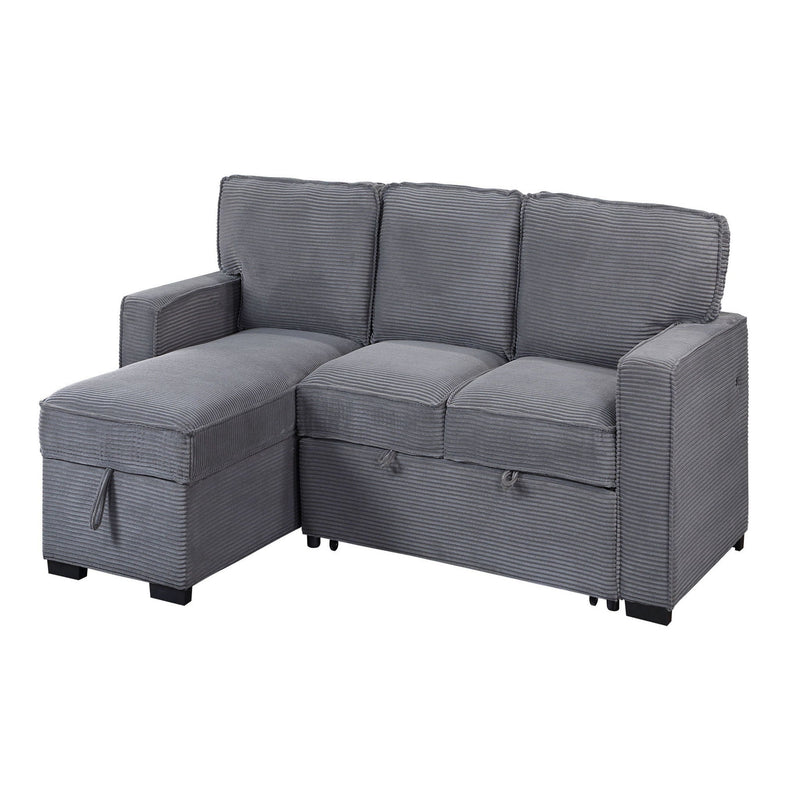 Territory - Pull Out Sofa Bed With Design - Dark Gray, photo 5 of 12