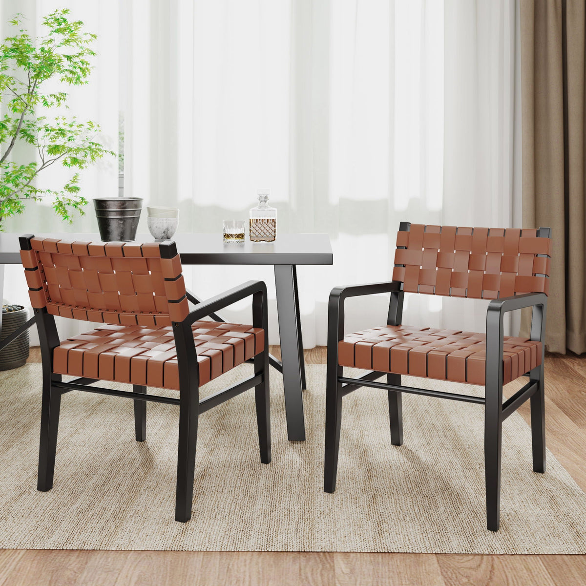 Modern Style Dining Chair With Upholstery, photo 4 of 24