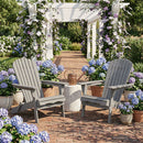 Oversize Outdoor Folding Adirondack Chair, Patio Chair For Garden by HouseOfZazla