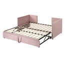Twin Size Upholstered Daybed With Pop Up Trundle by Unique Piece Furniture