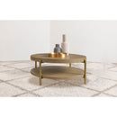 Benson - Round Table With Storage Shelf by HouseOfZazla